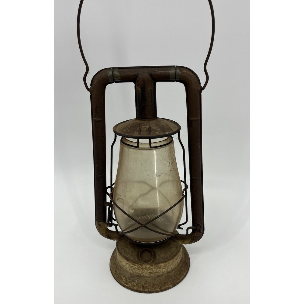 Dietz Blizzard Tubular Barn Lantern Lamp Antique Fitzall Monarch Vintage